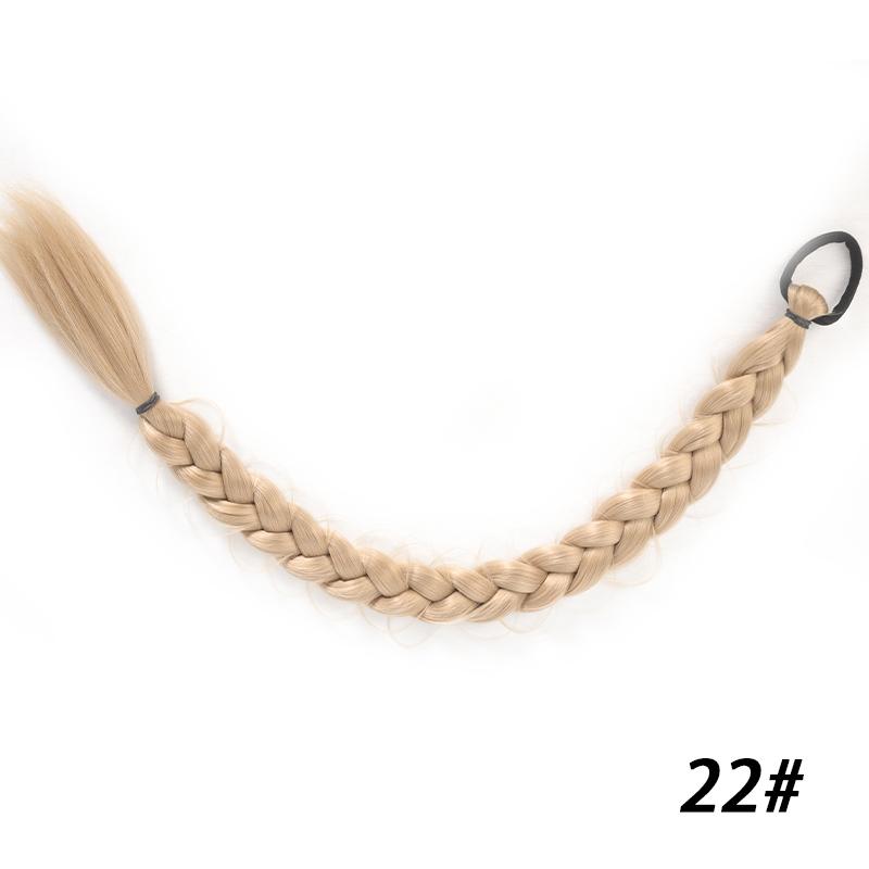 Peruka warkocz dziewczyna kucyk warkocz smażone ciasto twists długi warkocz kucyk peruka