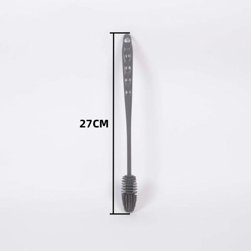 Silicone Cup Brush Cup Scrubber Glass Cleaner Kitchen Cleaning Tool Long Handle Drink Wineglass Bottle Glass Cup Cleaning Brush