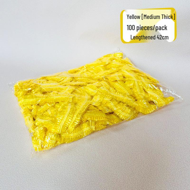 100-Pack Thick Disposable Shower Caps for Bathing & Hair Styling