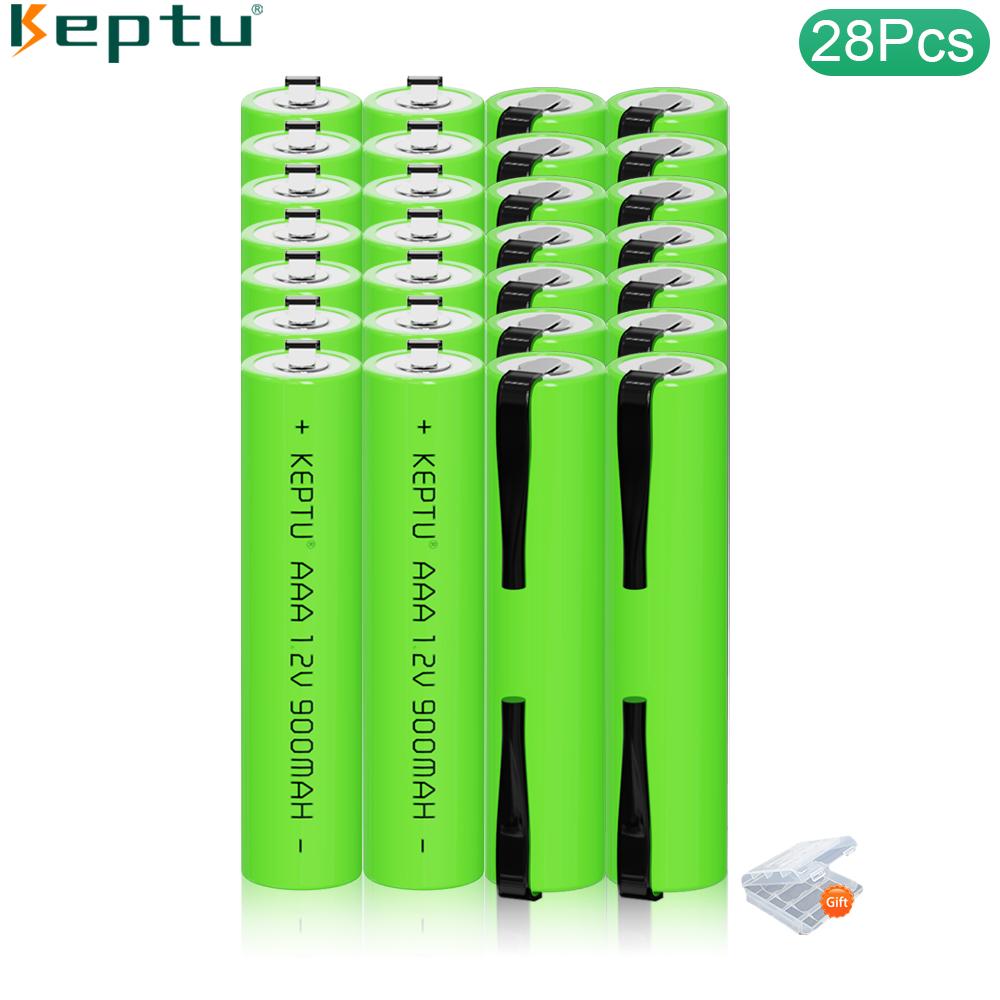 AAA Rechargeable 1.2V Ni-MH Battery 900mAh with Welding Tabs for Philips/Braun Shaver, Razor, Toothbrush – Durable & Easy to Install