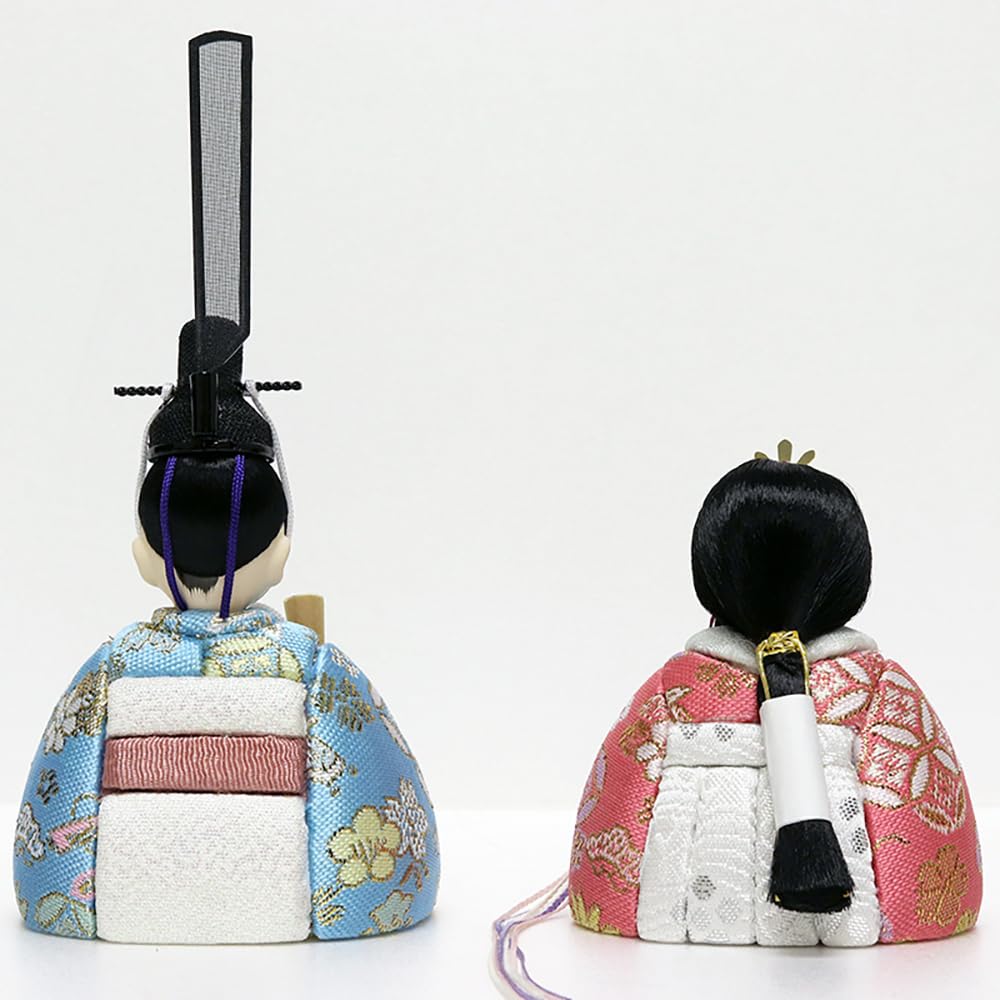 Kotohoki Shizuku Wooden Doll with Round Tray, Natural, KTH-3201B2