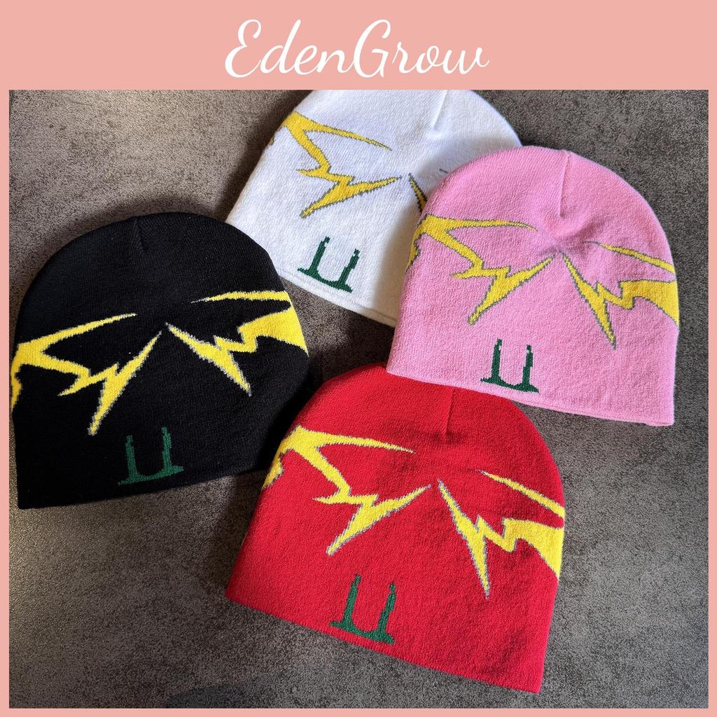Hop Beanie With Letter Embroidery For Winter Street Fashion
