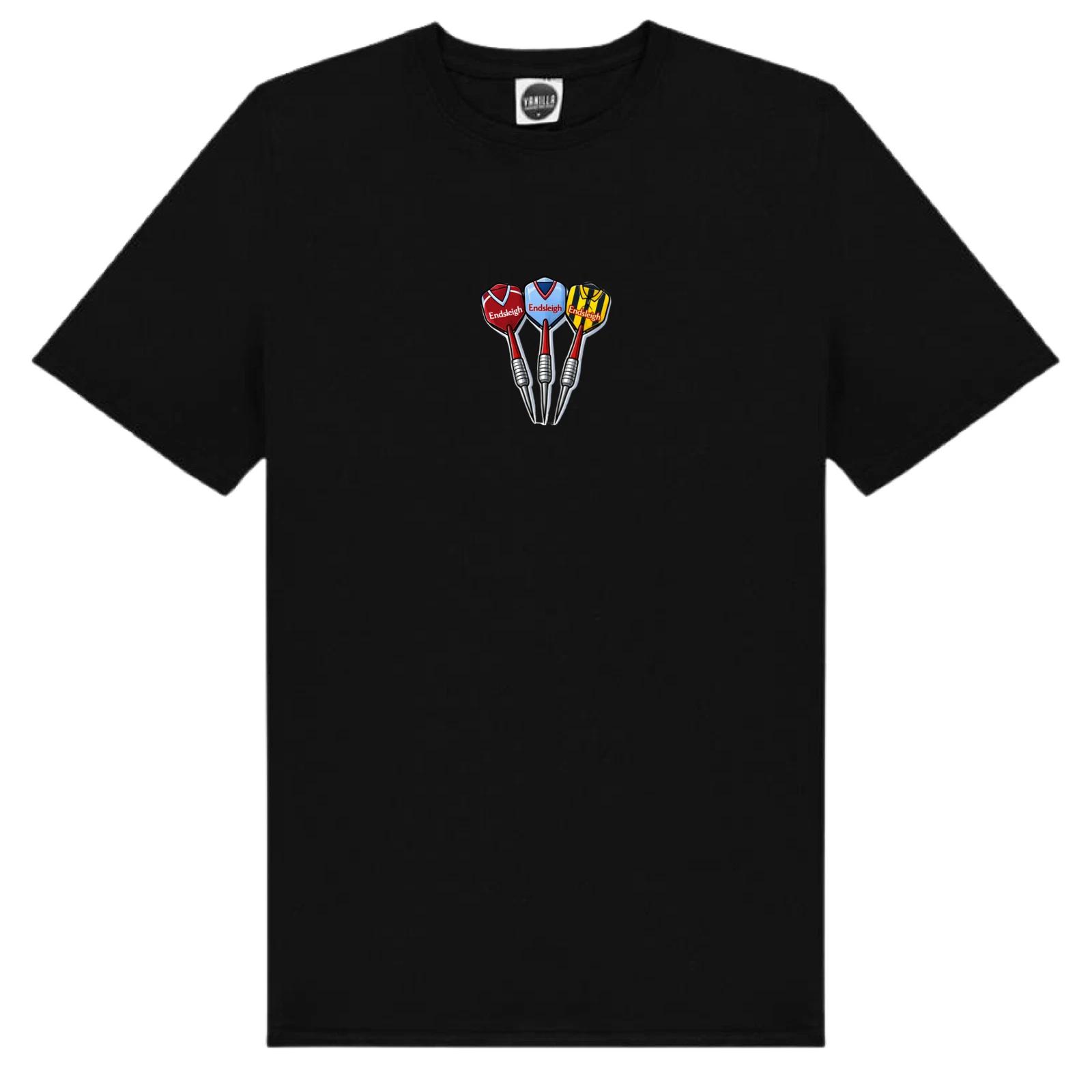 Burnley FC Darts Shirts Of The Past Premium Cotton Unisex Adult T-Shirt 3XL