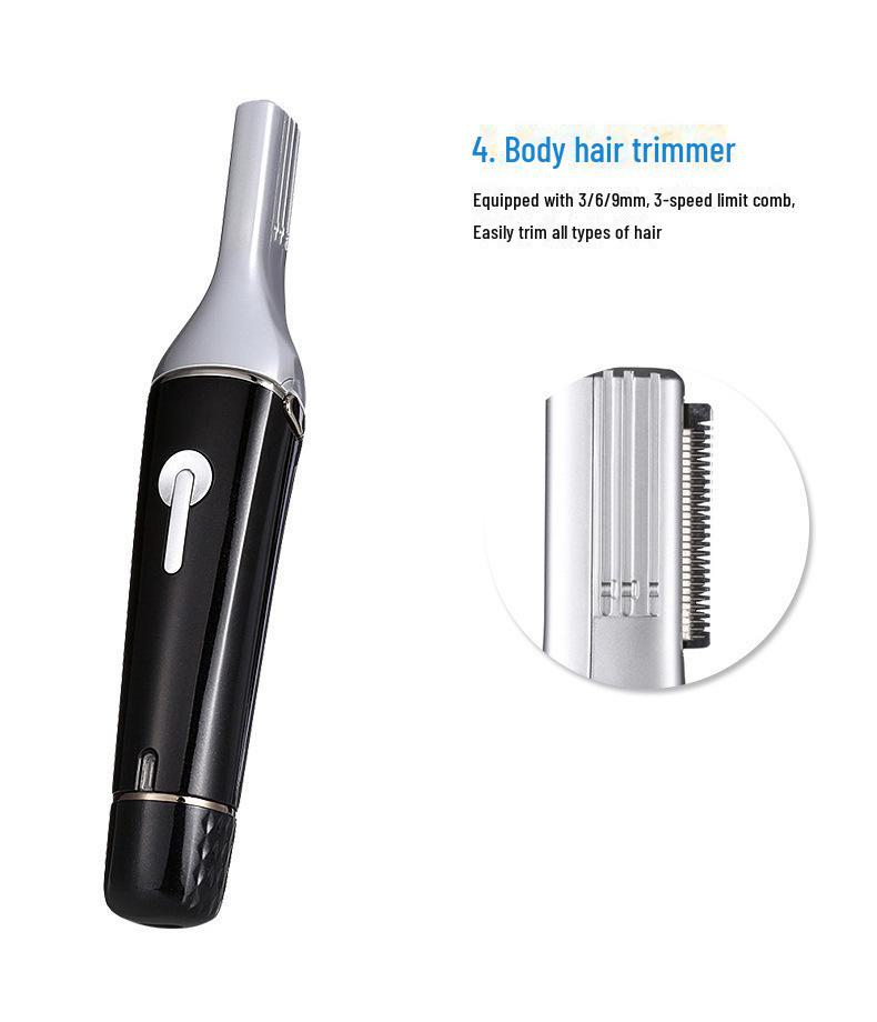 Cross-Border Hot-Selling Washable Multifunctional Electric Hair Clipper