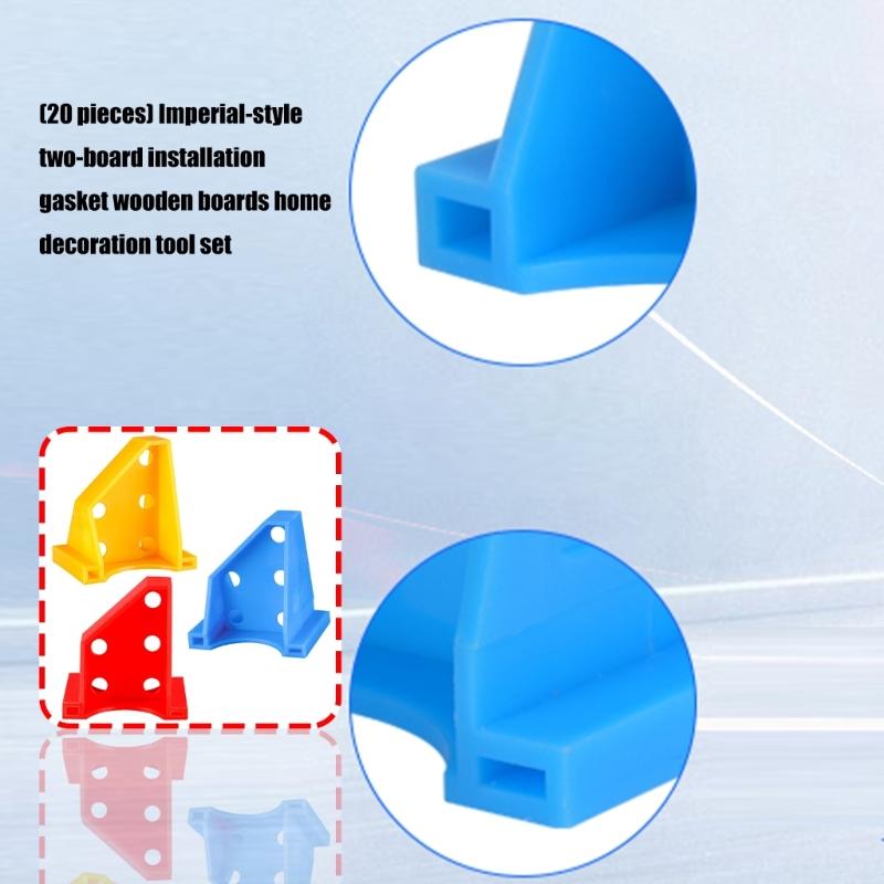 Pack Of 20 Double Head Plastic Shims For Woodworking Installation Tool Set For Home Improvement And Furniture Assembly