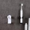 1-8Stk Badezimmer Elektrischer Zahnbürstenhalter Platzsparend Spurlos Zahnbürstenständer Rasiererhalter Wandmontiert Rasierhobelhalter