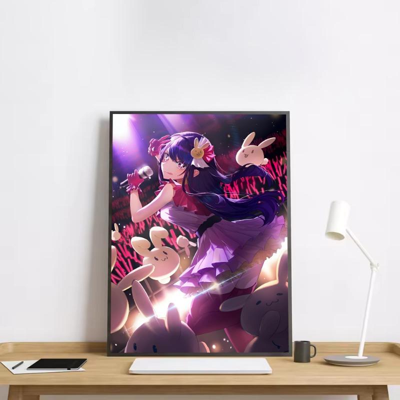 

Аниме О-Оши Но Ко Хосино Ай Постер HD арт липкий на стену водонепроницаемый для дома гостиной бара украшение 21cm×30cm NoFrame