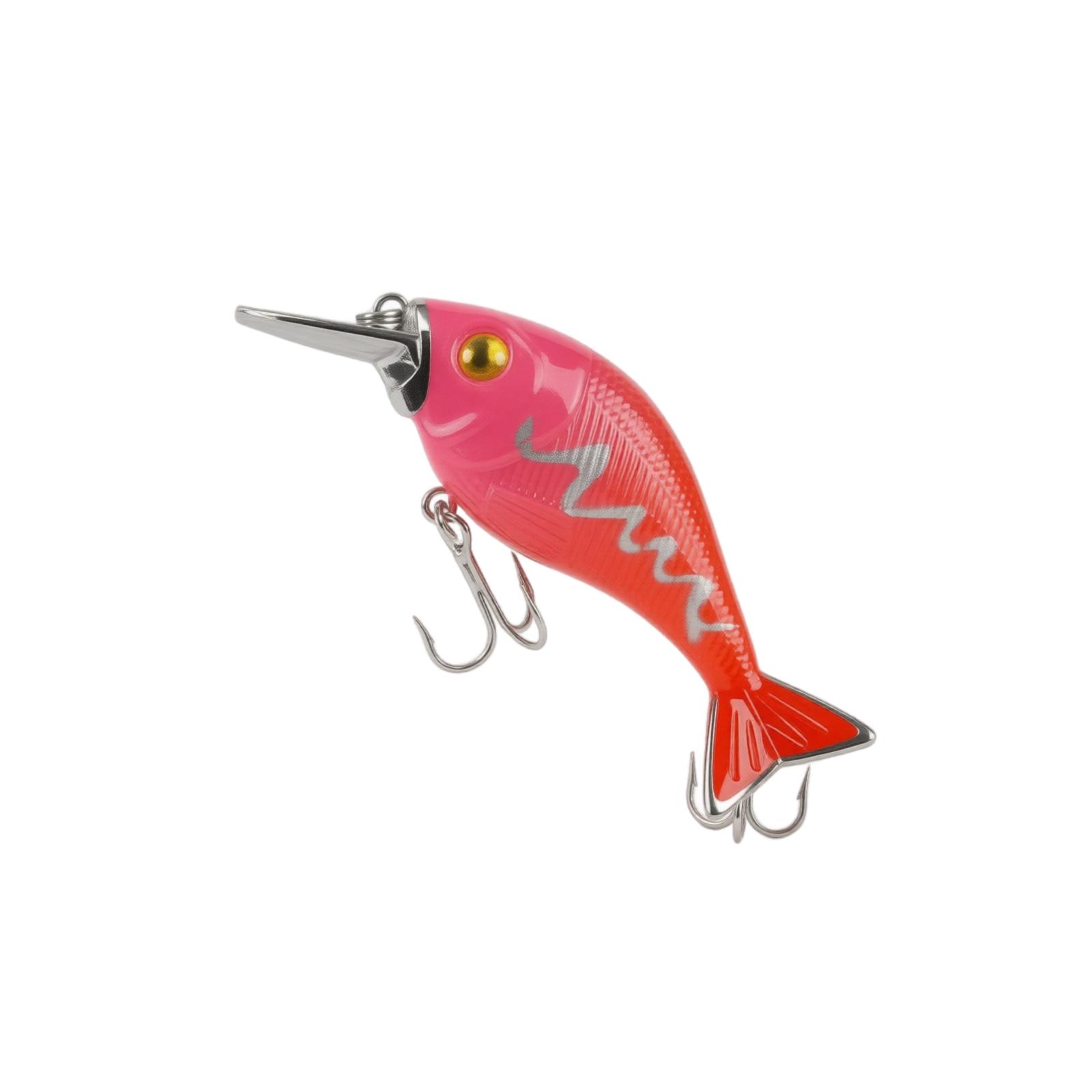 

Fishing Lure Crankbait Hard Bait Artificial Lure with Treble Hooks for Freshwater and Saltwater Fishing Tackle one size