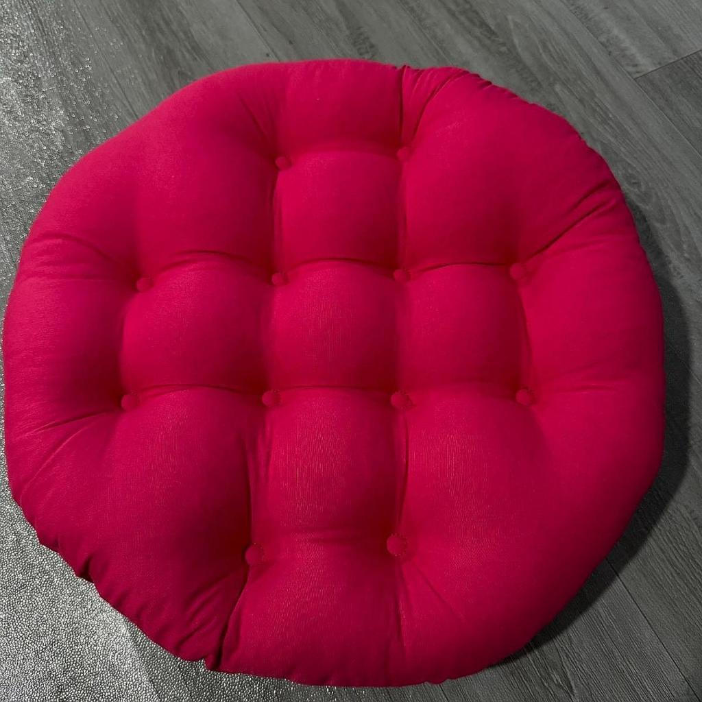 24 Inch X Patio Seat Cushion, Chair Pad, Washable, Round, Removable, Waterproof, Outdoor