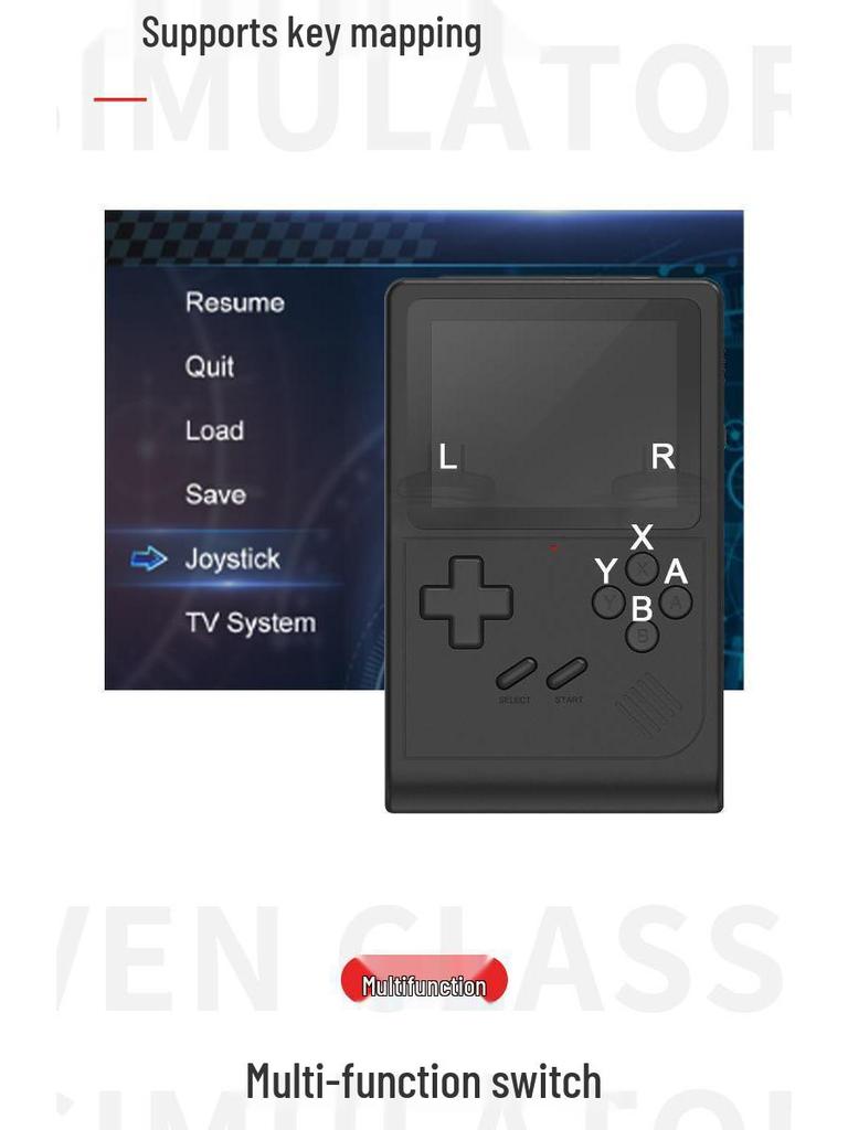 GB300 Retro Handheld Game Console - Classic Portable Style with 6000+ Games