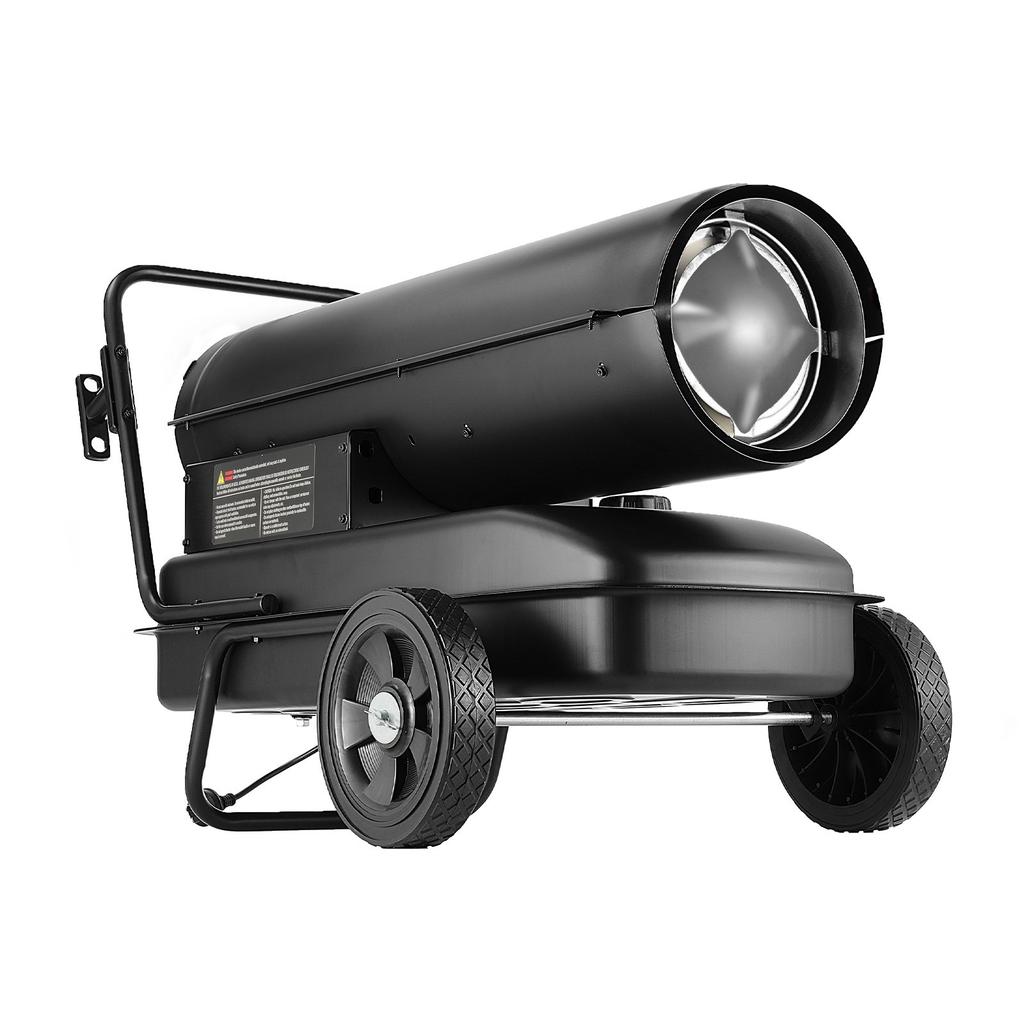VEVOR Kerosene/Diesel Forced Air Heater, 100000Btu Torpedo Space Heater, Portable with Thermostat Control