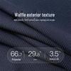 Shanshan Men's Luxury Silk Blend Waffle Knit Sweatshirt
