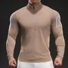 Running and Fitness Outdoor Long-sleeved Ice Silk T-shirt for Men In Spring and Autumn Domineering Muscle Style Thin T-shirt for Men