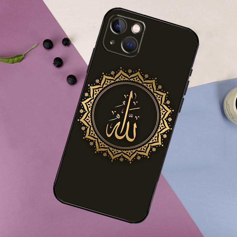 Muslim Islam Bismillah Allah Silicone Case For iPhone 17 15 13 12 11 14 Pro Max 16 Plus 12 13 Mini 16e 17 Air Back Cover