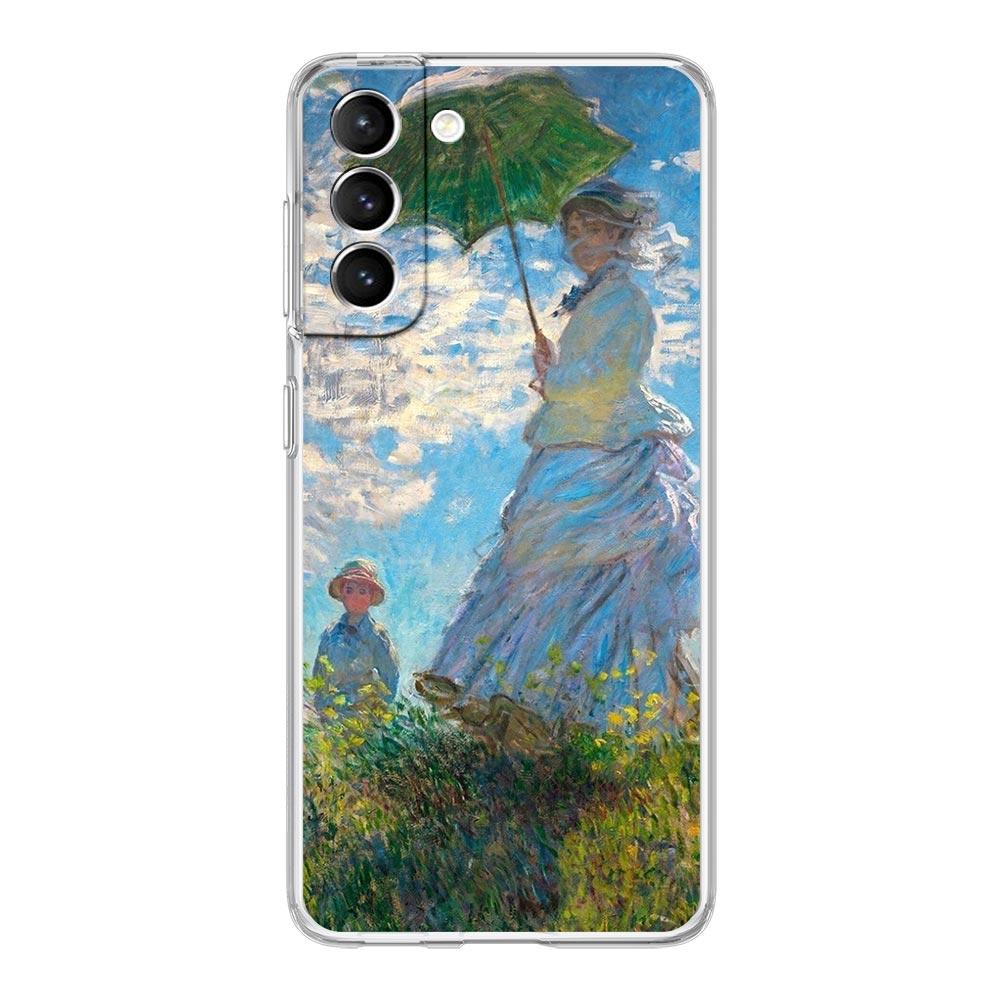 Claude Monet Art Phone Case For Samsung Galaxy S24 S23 S22 S20 Ultra S21 FE 5G S10 S9 Plus S10E S8 Soft Silicone Clear Cover