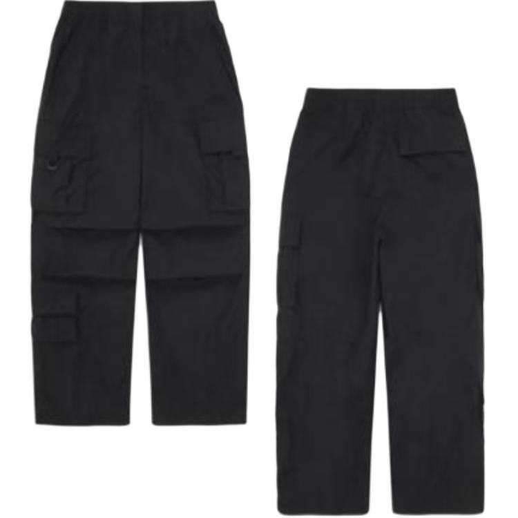 The North Face Sheldon Cargo Pants Solid Color Multi-Pocket Loose Mid-Rise Work Outdoor Casual Pants Unisex pants Black NP6NQ07J