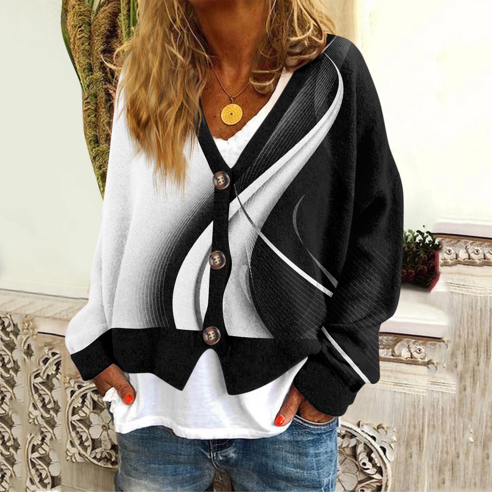 

Женская мода с длинным рукавом, рождественский принт «Снеговик-снежинка», куртка, кардиган XXL