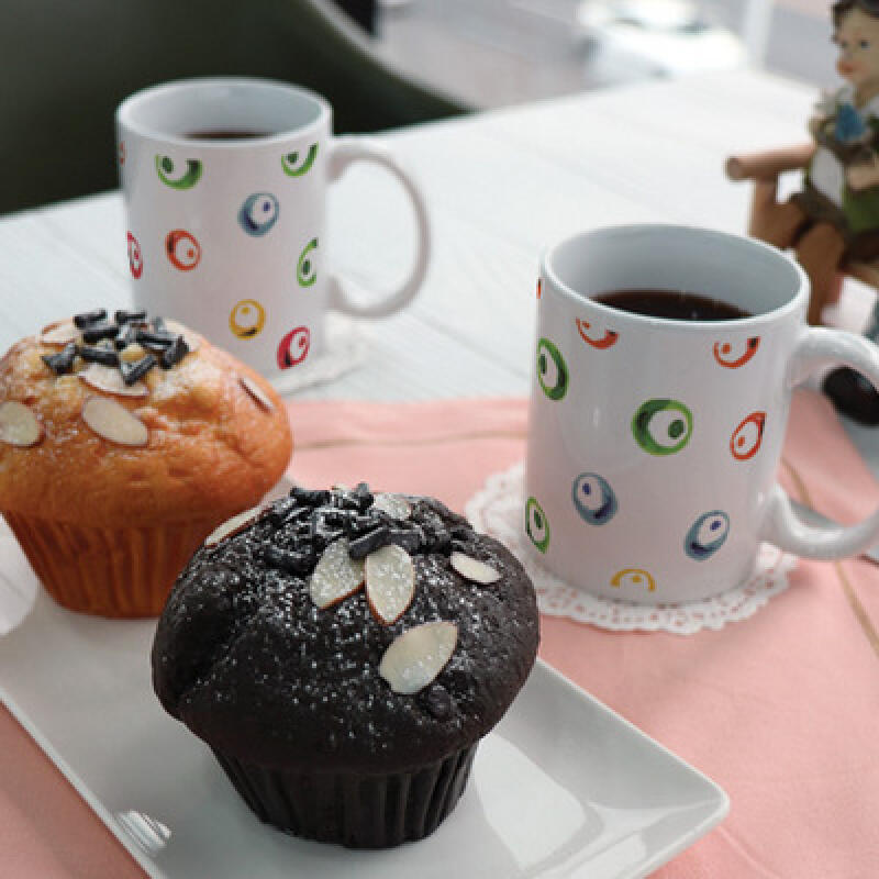 cb632-Design Mug 2p-Colorful Frog Eggs