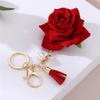 Multi- Rose Tassel Pearl Pendant , Fashionable and Elegant Bag Decor Accessories, Car , Gifts for Girls Bag Charm