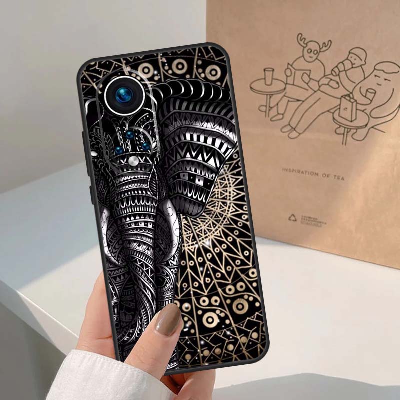 Elephant Floral Tribal For Honor Magic 8 Pro 5 6 7 Lite Case For Honor Win RT 200 400 50 70 90 X8b X9a X9b X9c X9d