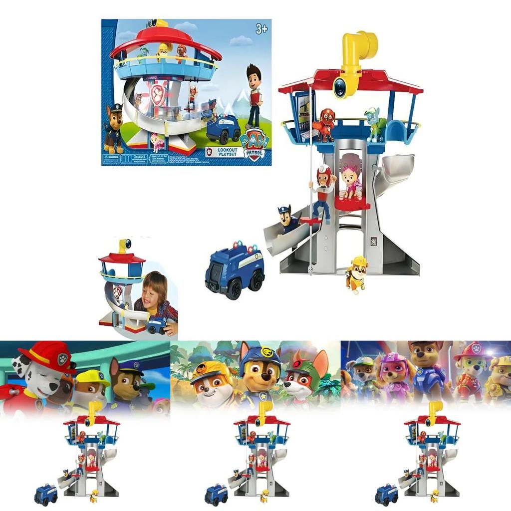 Paw Patrol Childrens Toy Collection With Pullback Vehicles And Dog Figures For Kids Indoor Play