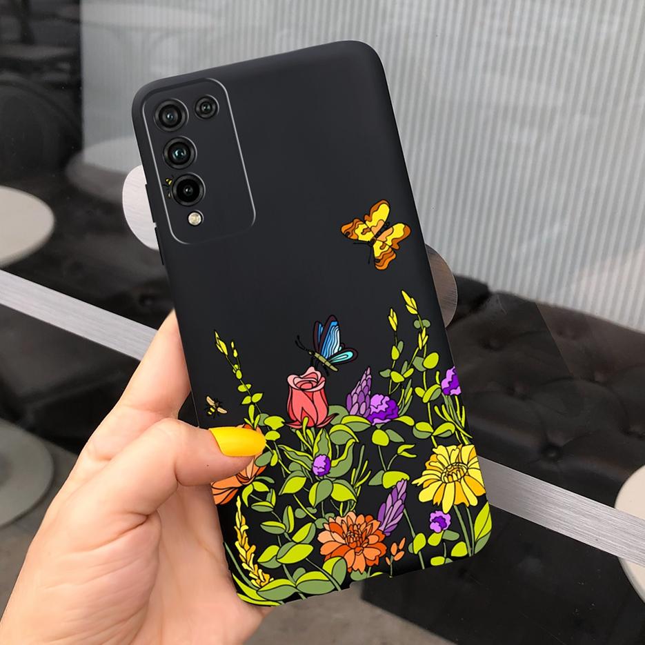 Luxury Art Painted Cover For Huawei Honor 10X Lite Case DNN-LX9 Soft TPU Phone Case For Honor 10X Lite 10 X Lite Back Cover Capa