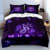 Neon Musical Symphony. Bedding Sets Duvet Covers Pillowcases(1* Duvet Cover 2* Pillowcases Without Duvet Insert)