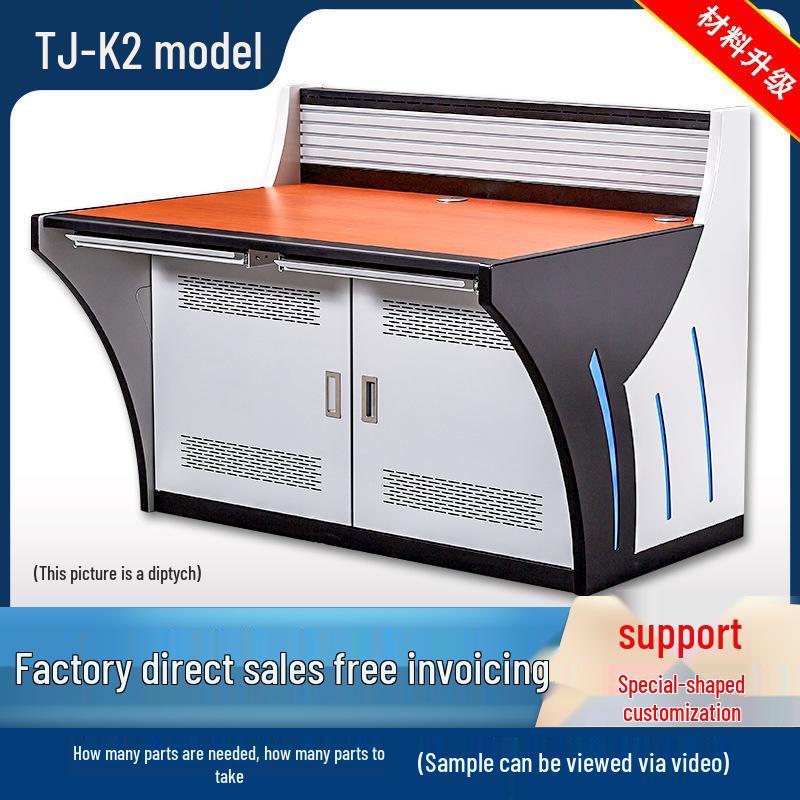 Curved Multi-Unit Intelligent Video Surveillance Control Console System