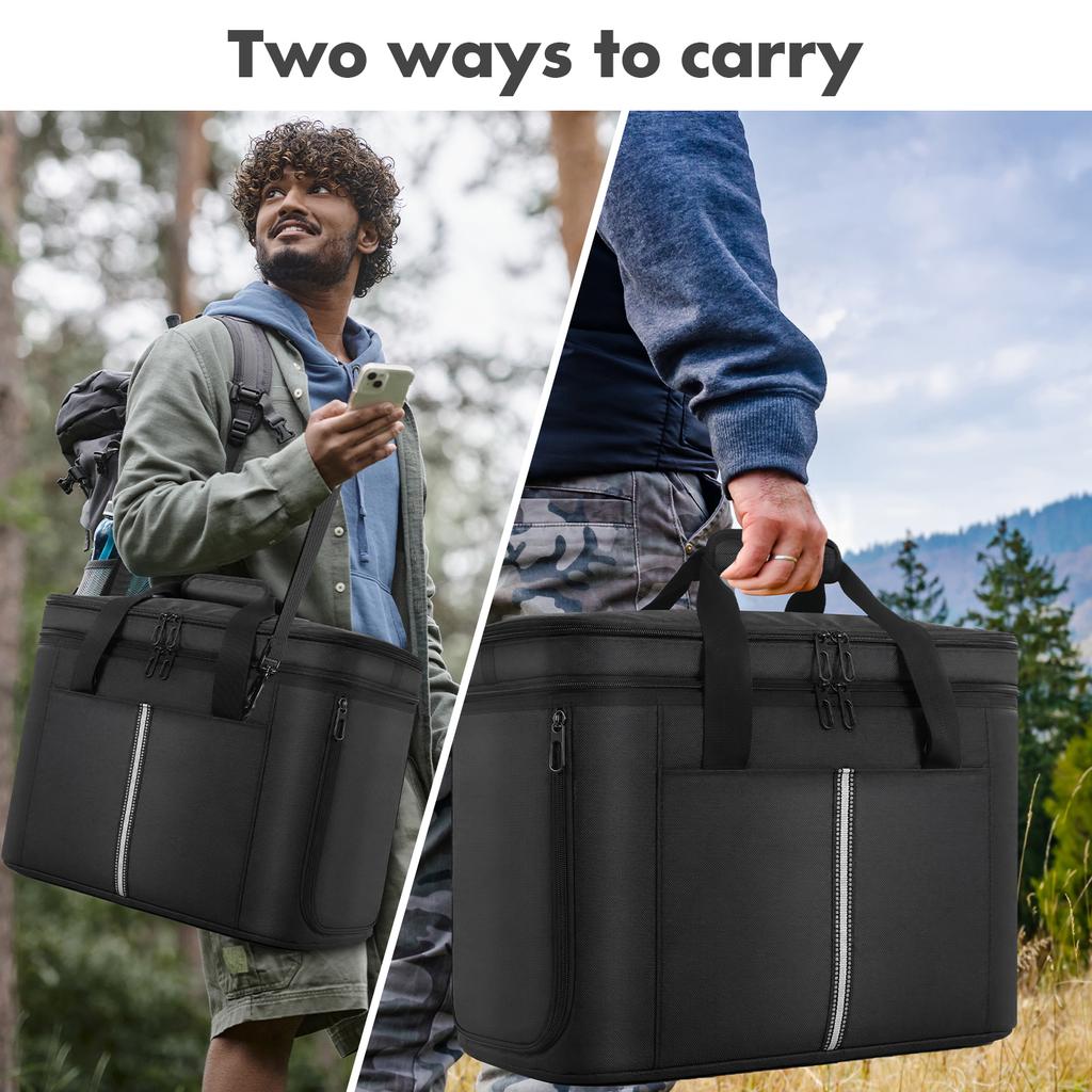 Carrying Case For Ecoflow Delta 3 Max Plus/Delta 3 Max Portable Power Station Storage Bag Waterproof for Ecoflow River 3/3 Plus