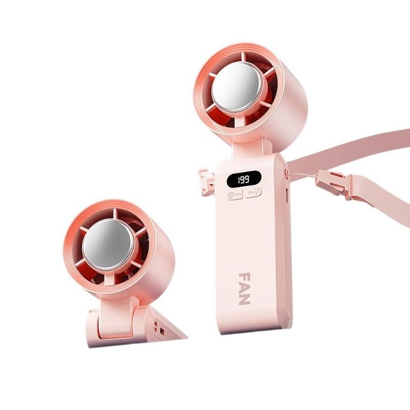 Semiconductor Refrigeration Ice Pack High-speed Violent Handheld Fan USB Portable Neck Hanging Outdoor