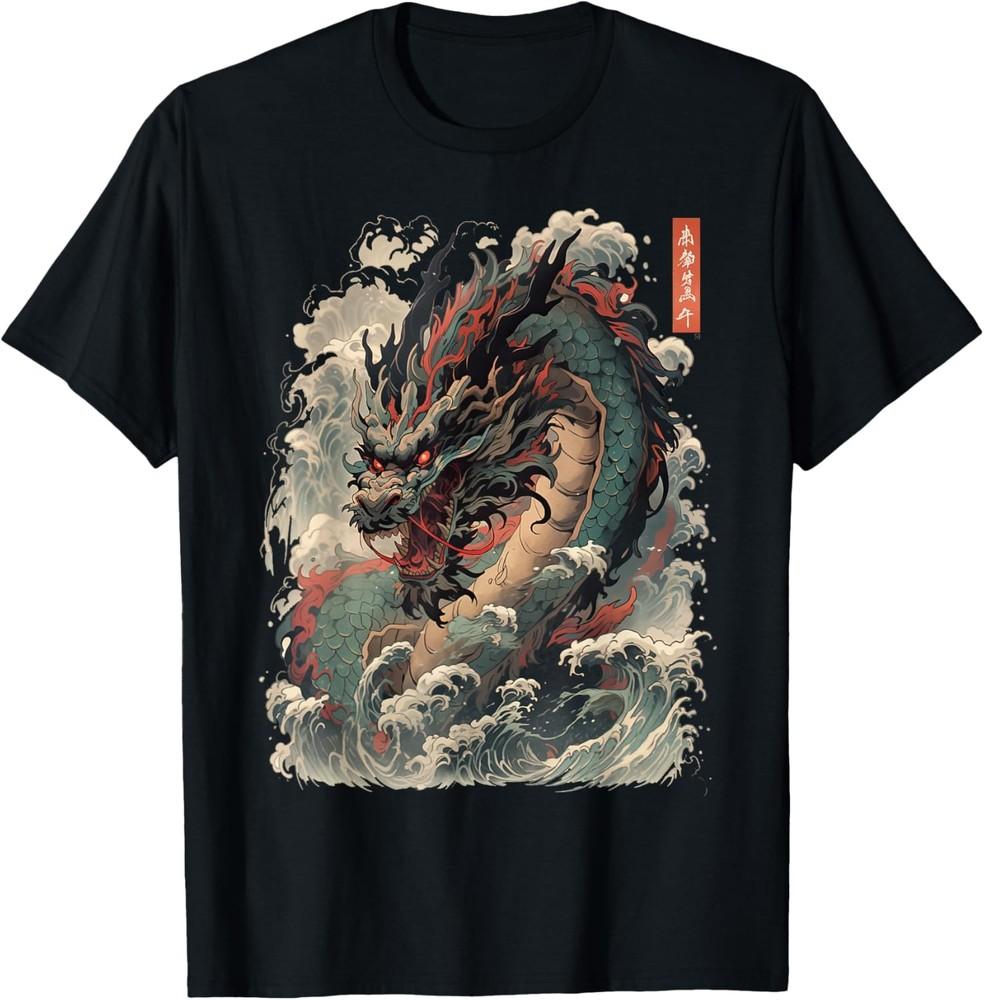 Japanese Aesthetic Dragon japanese art Japan Tattoo TShirt Unisex T-Shirt M