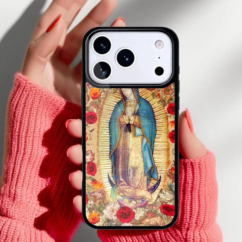 Guadalupe San Judas Phone Case for iPhone 17 16 15 14 13 Pro Max Back Cover for 12 11 Pro Coque