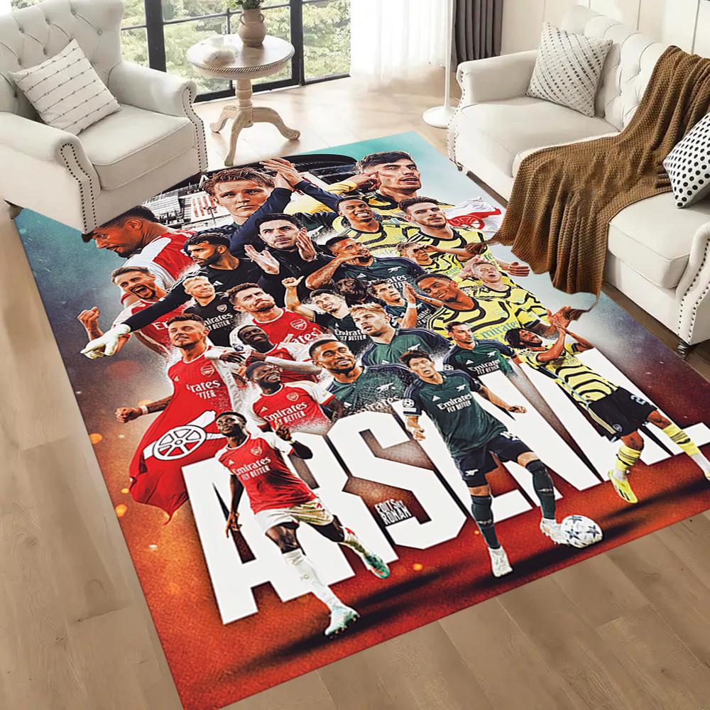 Arsenal Area Rug Perfect for Decorate room Hallway Foyer Dining Room Antislip Carpet Anime Office Decor Perfect Gift for Women/Men
