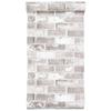 vidaXL 3D Brick Pattern Wallpaper