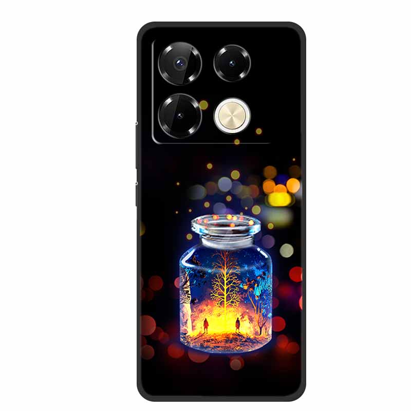 Case For Infinix Note 40 Pro 4G TPU Soft Silicone Back Cover for Infinix Note40 Phone Cases X6850 X6853 Original Colorful Capa