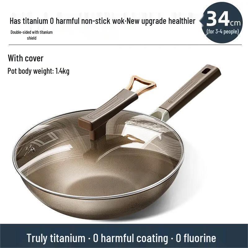 Triceratops Titanium Non-stick Wok