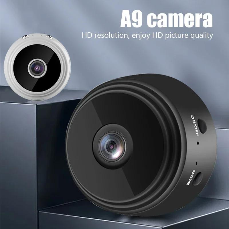 

WiFi Wireless Monitoring Security Protection Remote Monitor Camcorders Video Surveillance Smart HomeA9 Mini Camera чорний