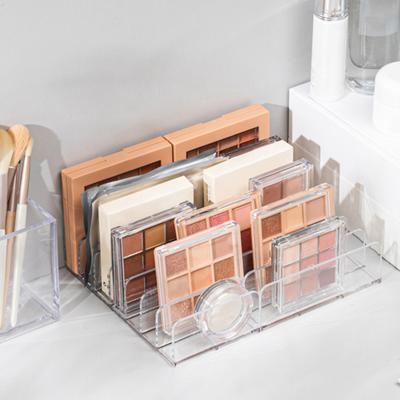 Money Storage Rack 7 Compartments Clear Heavy Duty Μεγάλης χωρητικότητας Πολυλειτουργικός επιτραπέζιος υπολογιστής Cash Eyeshadow Palette Organizer για καλλυντικά