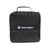 Car Charging Gun Leather Bag Storage Box Auto Accessories For VW GTI Polo Golf Passat Tiguan Arteon Touareg Taigo Jetta Hub Cap