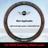 Pro BMW MINI JWC R54 R55 R56 R60 F54 F55 F56 F57 John Cooper S Clubman Countryman Auto Carbonové vlákno Kožený potah volantu