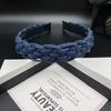 Handmade Denim Braided Hair Clip Headband - Hong Kong Style for Women