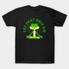 Asiatische Größe Herren Schwarzes Print-T-Shirt Lass den Scheiß los Lustiger Zen-Frosch No-Cut-Print Baumwoll-T-Shirt