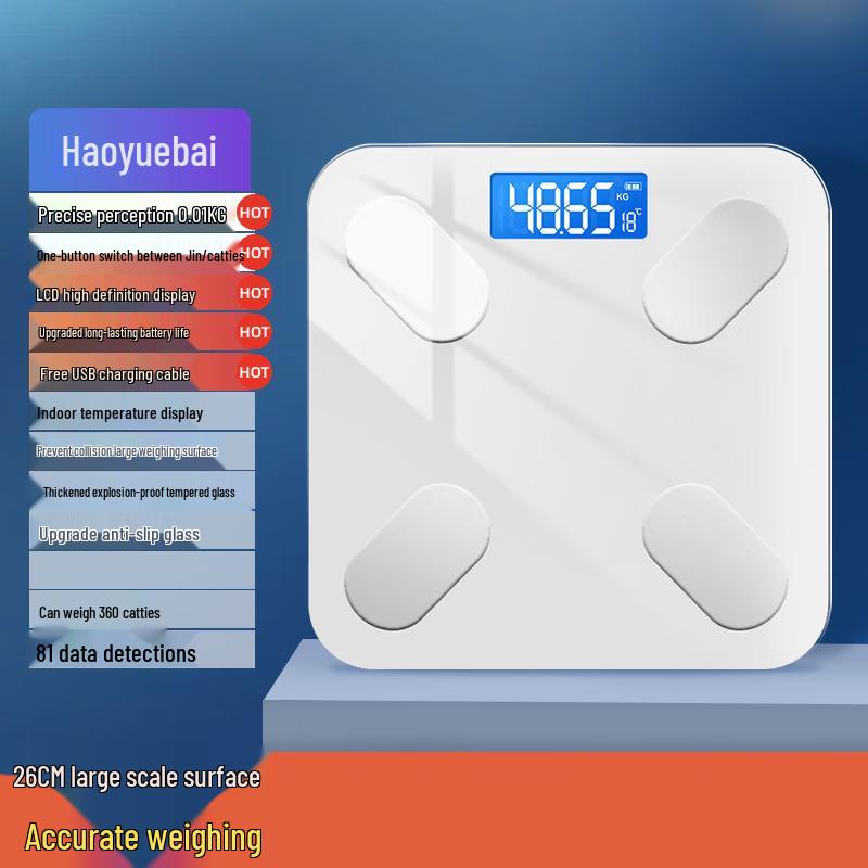 ZISIZ Rechargeable Smart Body Fat Scale