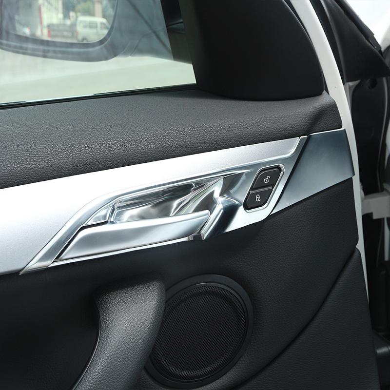 ABS Chrome Car Inner Door Handle Cover Door Bowl Protective Trim Sticker For BMW X1 F48 X2 F47 2016-2026 Auot Interior Accessory