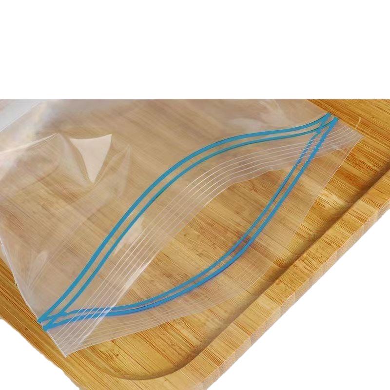 Food-Grade Double-Ribbed Self-Sealing Storage Bags for Freshness and Portioning