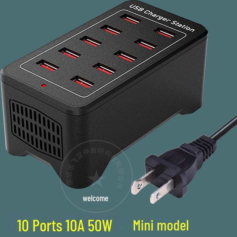 Smart 30-Port USB Power Strip: 16-Port Charger & 20-Port Socket with Multi-Hole Design