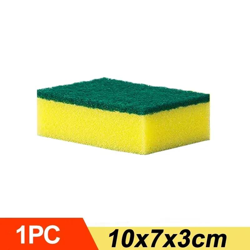 Double-sided Kitchen Dishwashing Sponge Plush Moisture-wicking Cleaning Rub Dish Pot Rust Sponges Wipes Home Cleaning Brush