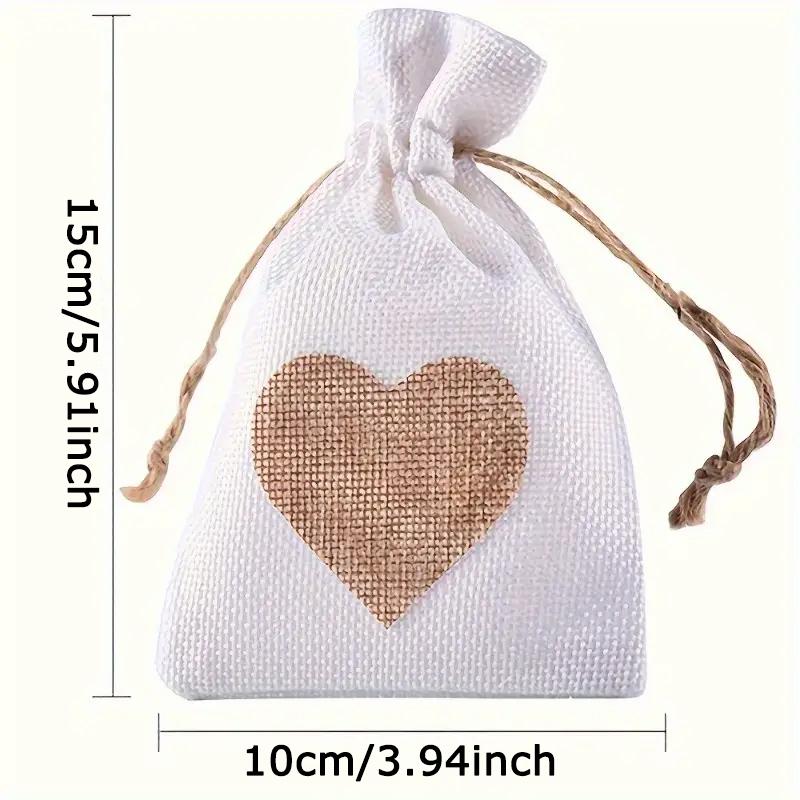 WTEMPO Home Cloth Gift Bags Pearls Beads Jewelry Small Presents Packaging Drawstring Bags Perfect for Wedding Birthday Party Favors