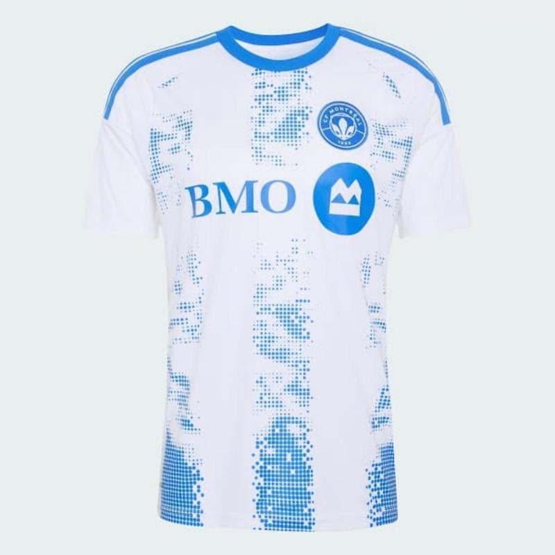 26‑27 CF Montreal Home Soccer Jersey Men Short Sleeve Quick Dry Breathable Football Fan Version Training Tee Sport Uniform Moto