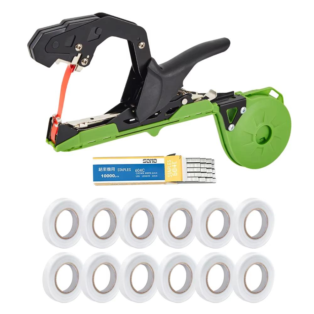 New Elbow Large Mouth Hand Tying Machine for Agricultural Fruit Vegetable Binding Tape Garden Tool